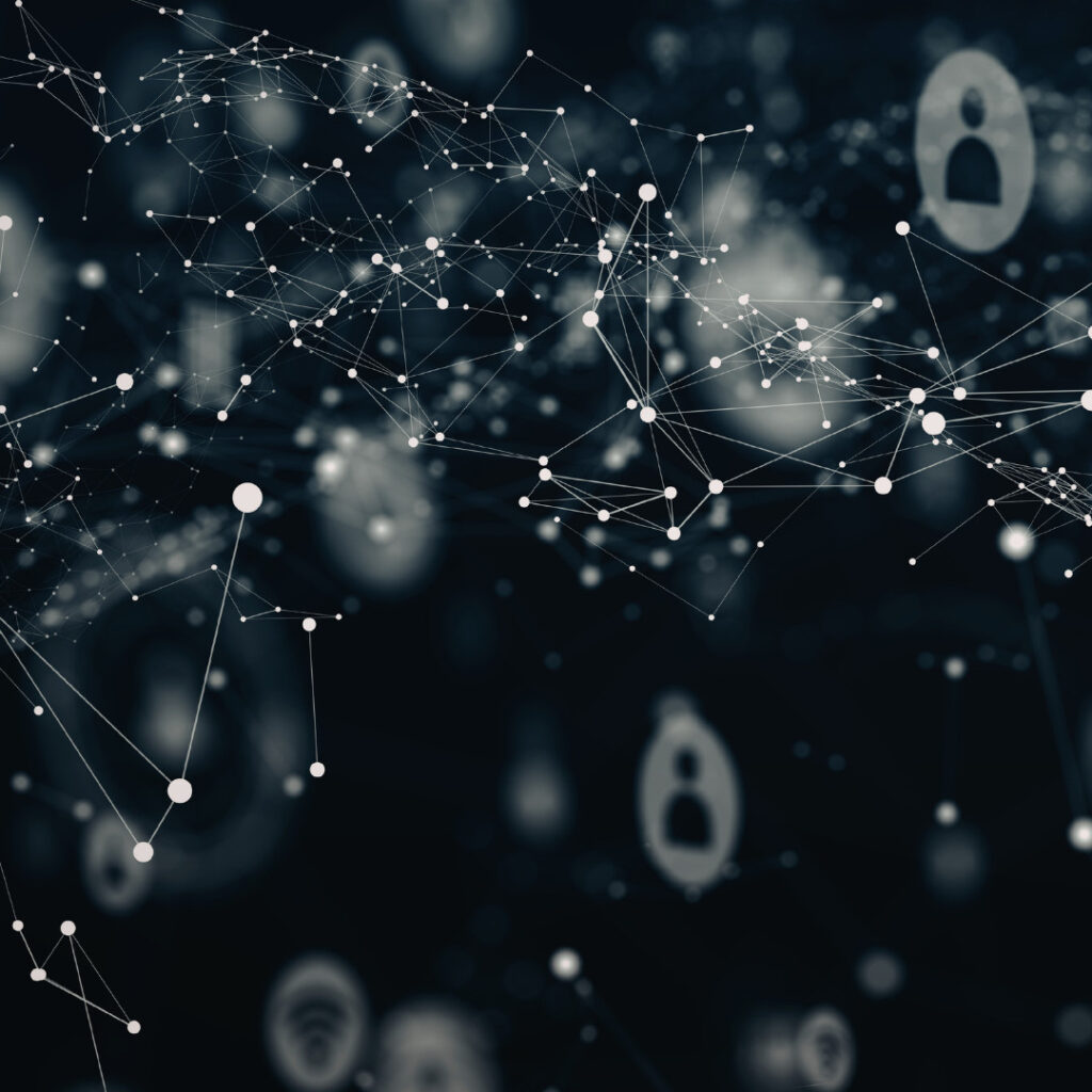 Image depicting interconnected nodes and lines, representing prevalence.